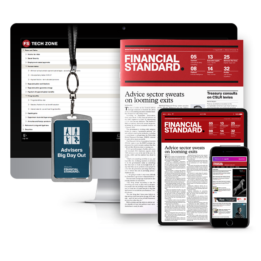 Financial Standard subscriptions